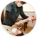 身体チェック(施術前の検査)